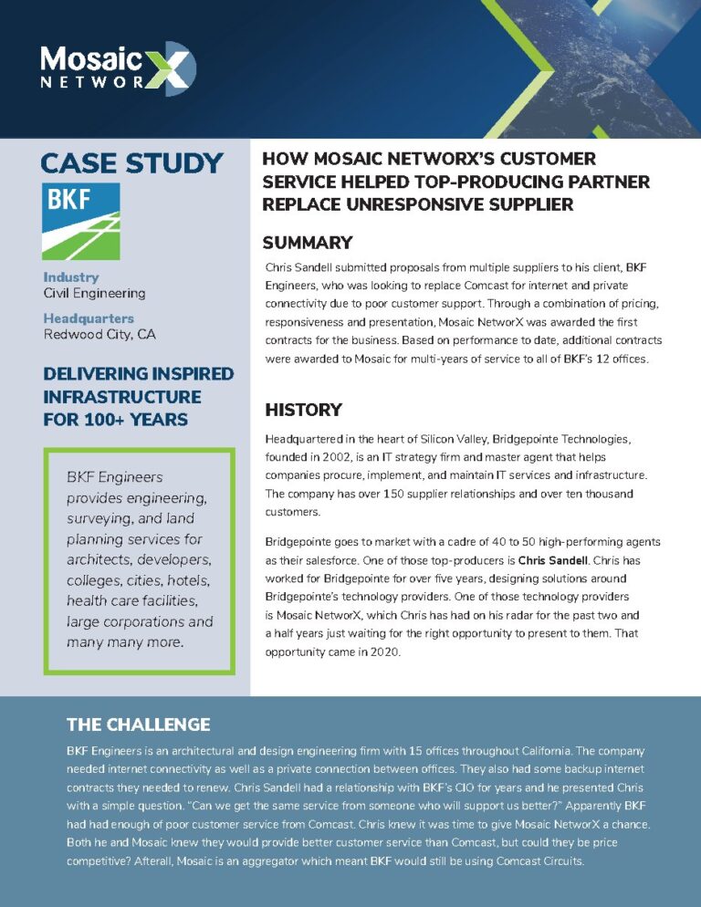 BKF Engineers case study — document cover