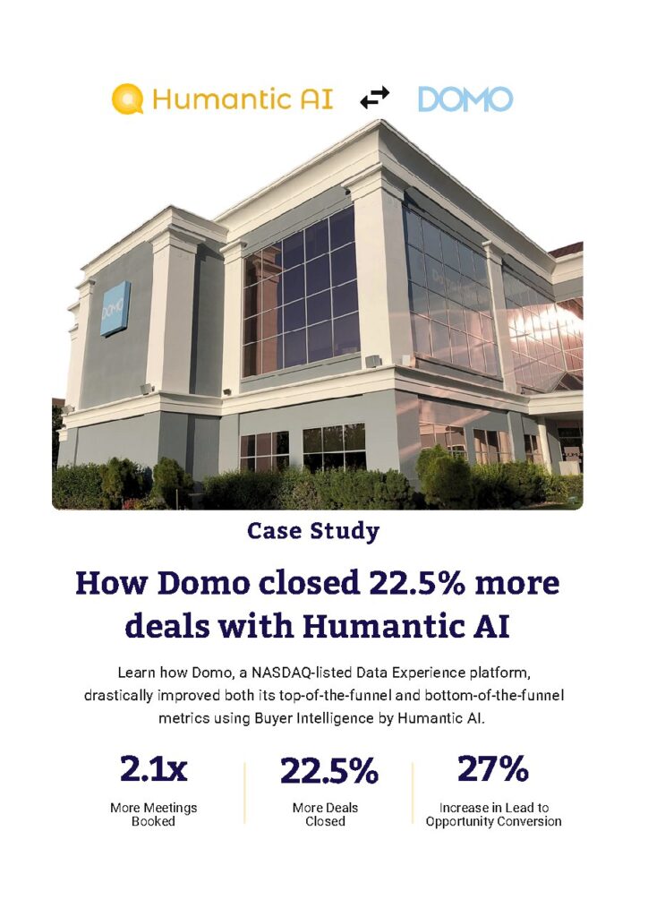 Domo case study — document cover