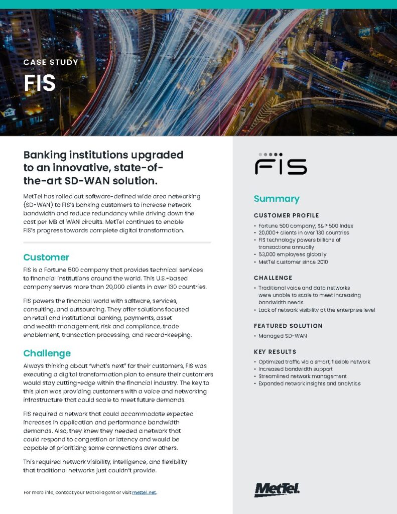 FIS case study — document cover