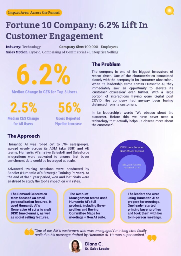 A Fortune 10 technology company case study — document cover
