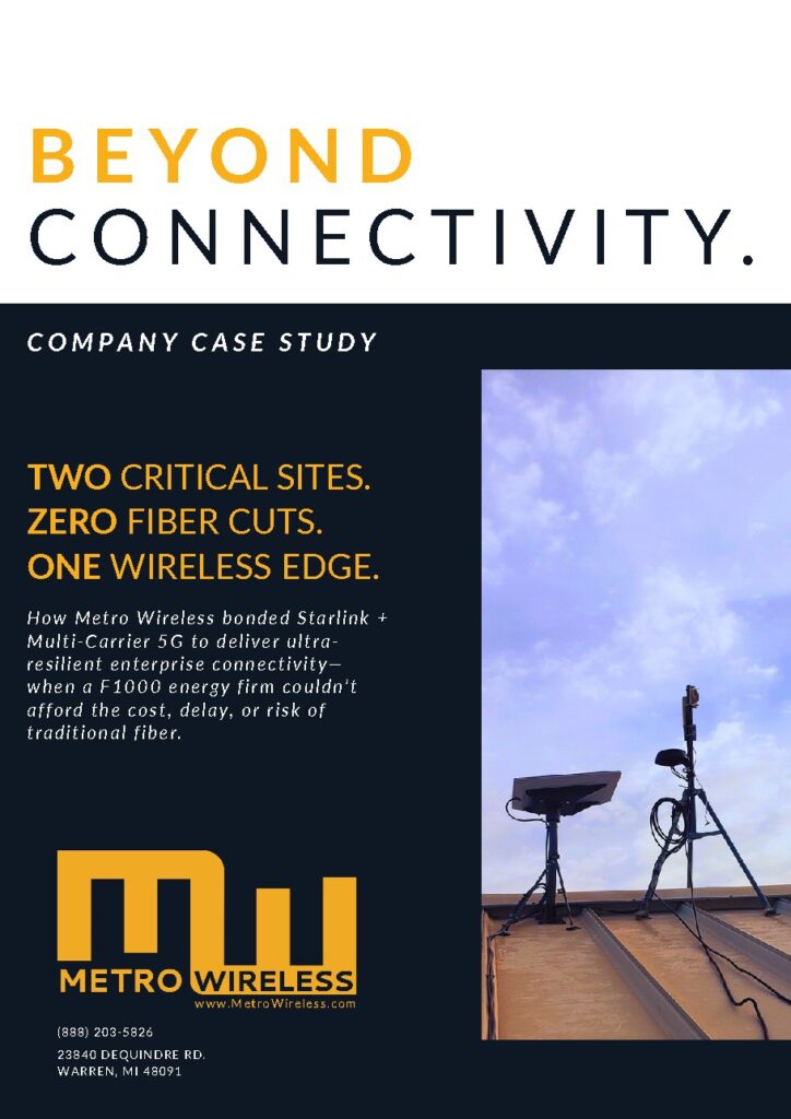 A Fortune 1000 energy infrastructure and building services company case study — document cover