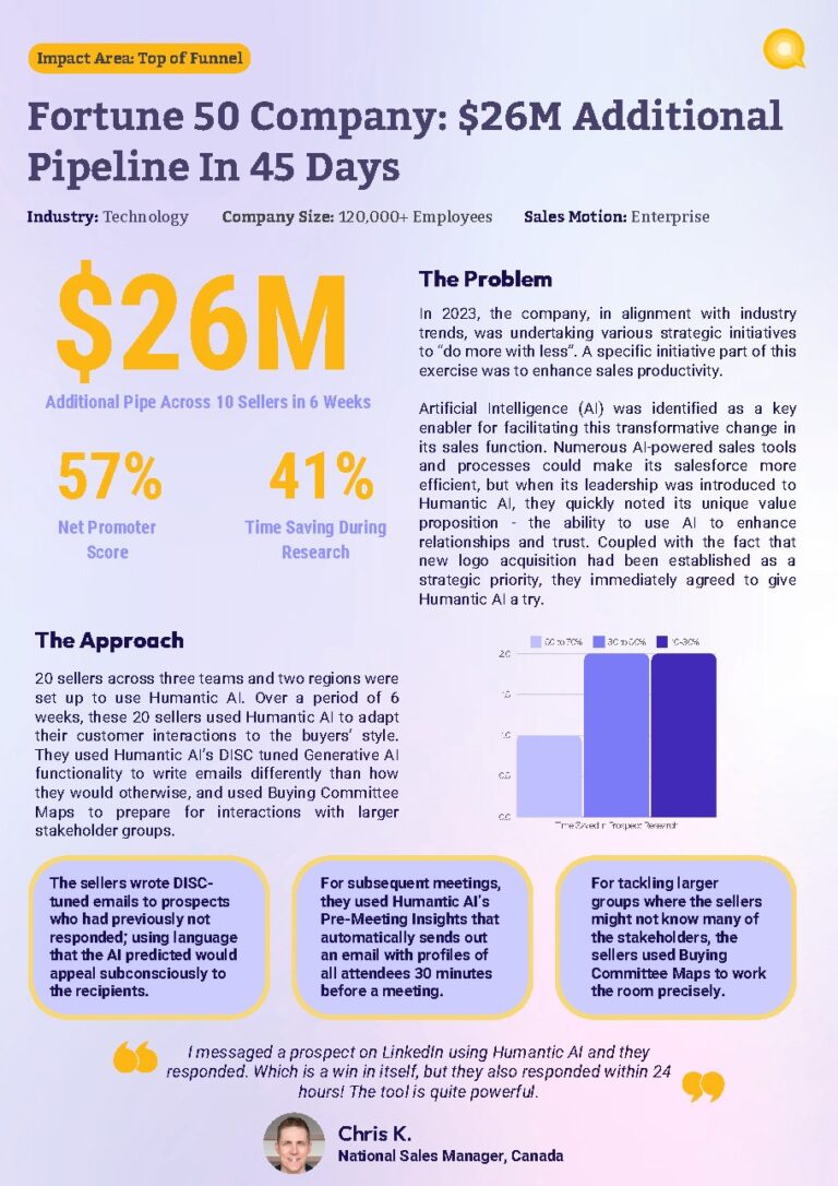 A Fortune 50 technology company case study — document cover