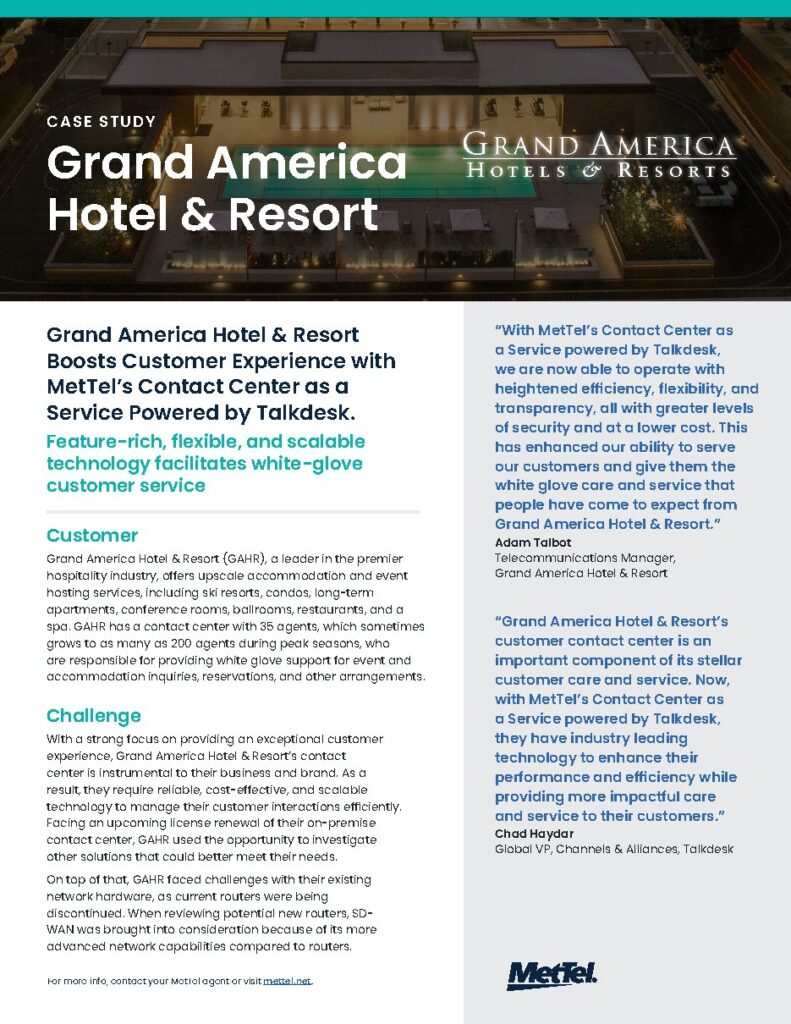 Grand America Hotel & Resort case study — document cover