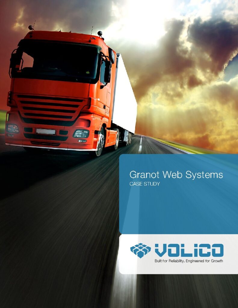 Granot Web Systems case study — document cover