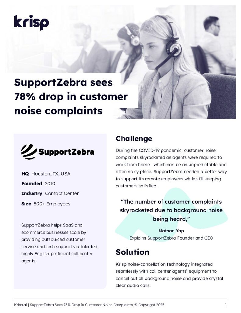 SupportZebra case study — document cover