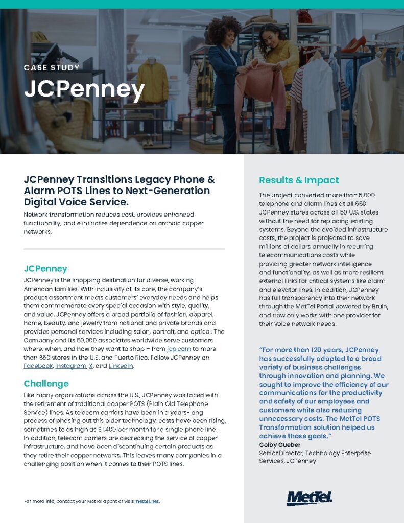 JCPenney case study — document cover