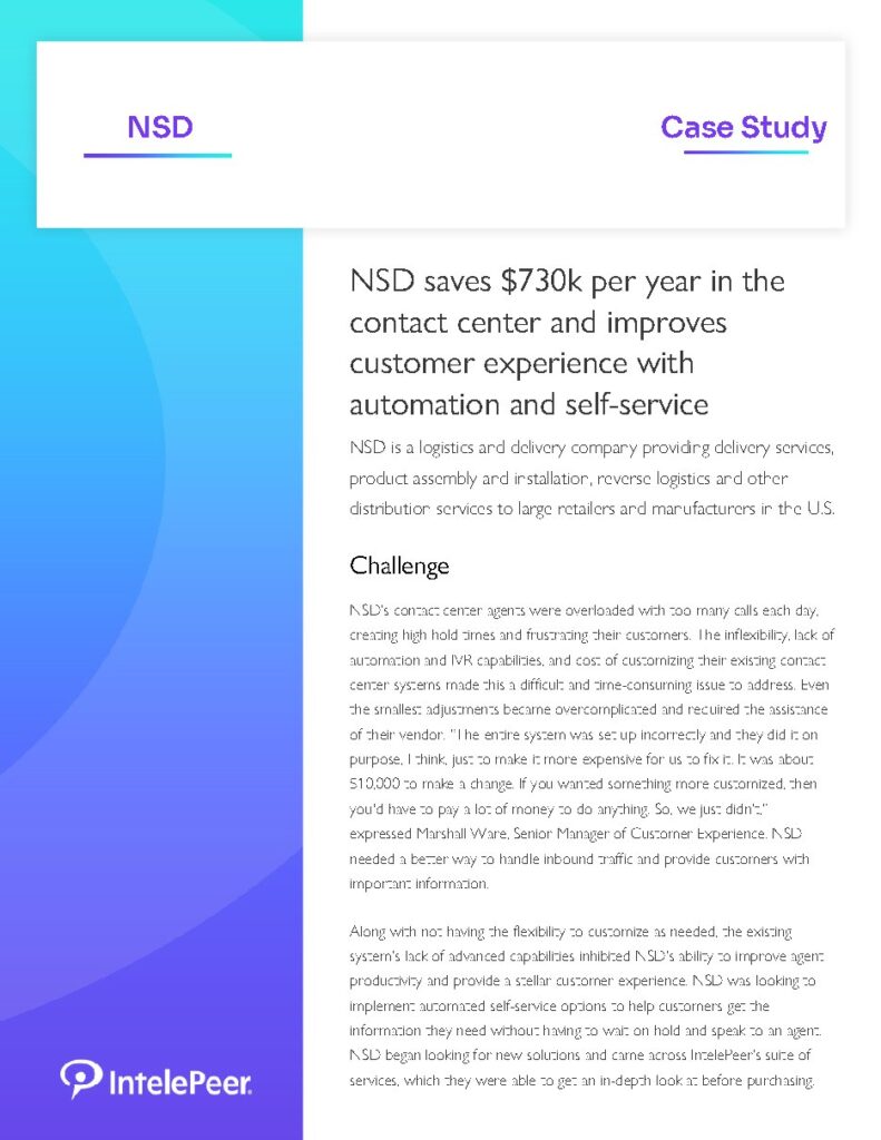 NSD case study — document cover