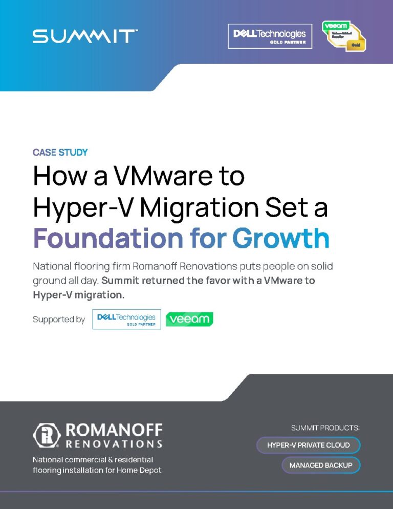 Romanoff Renovations case study — document cover