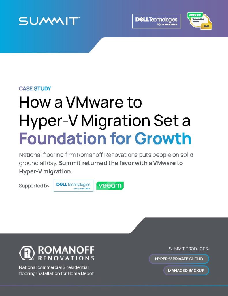 Romanoff Renovations case study — document cover