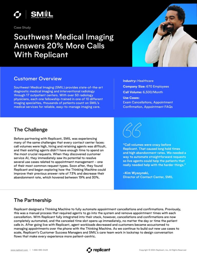 Southwest Medical Imaging (SMIL) case study — document cover