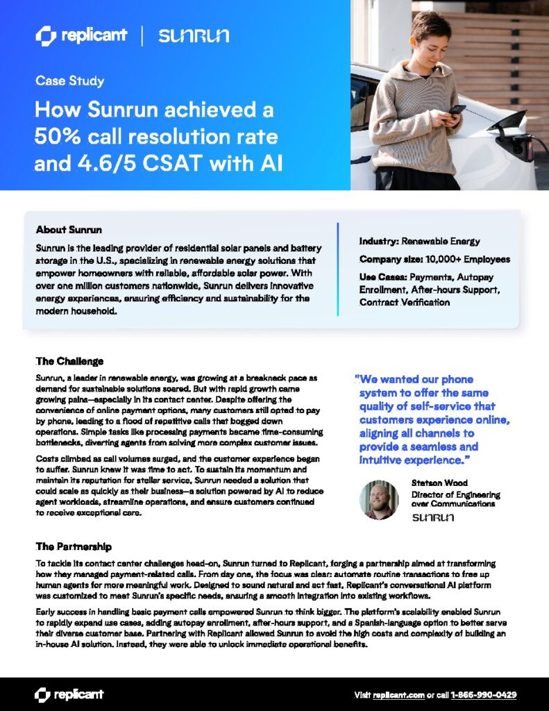 Sunrun case study — document cover