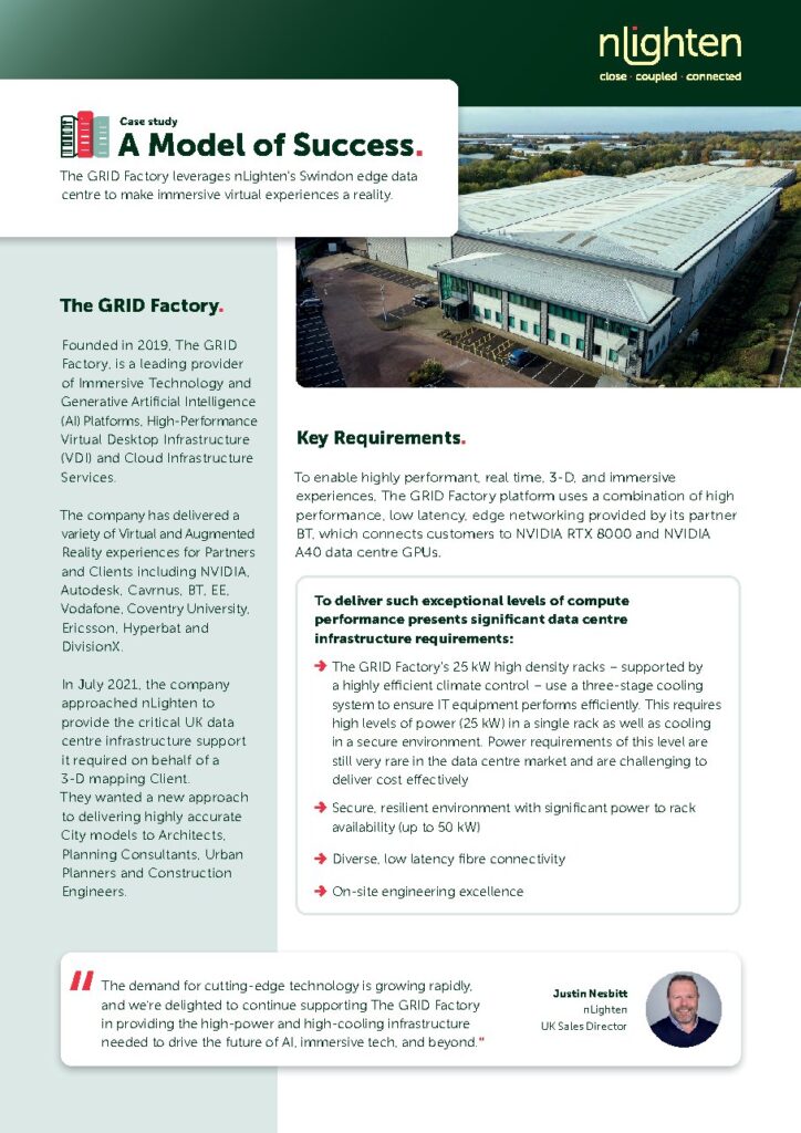 The GRID Factory case study — document cover