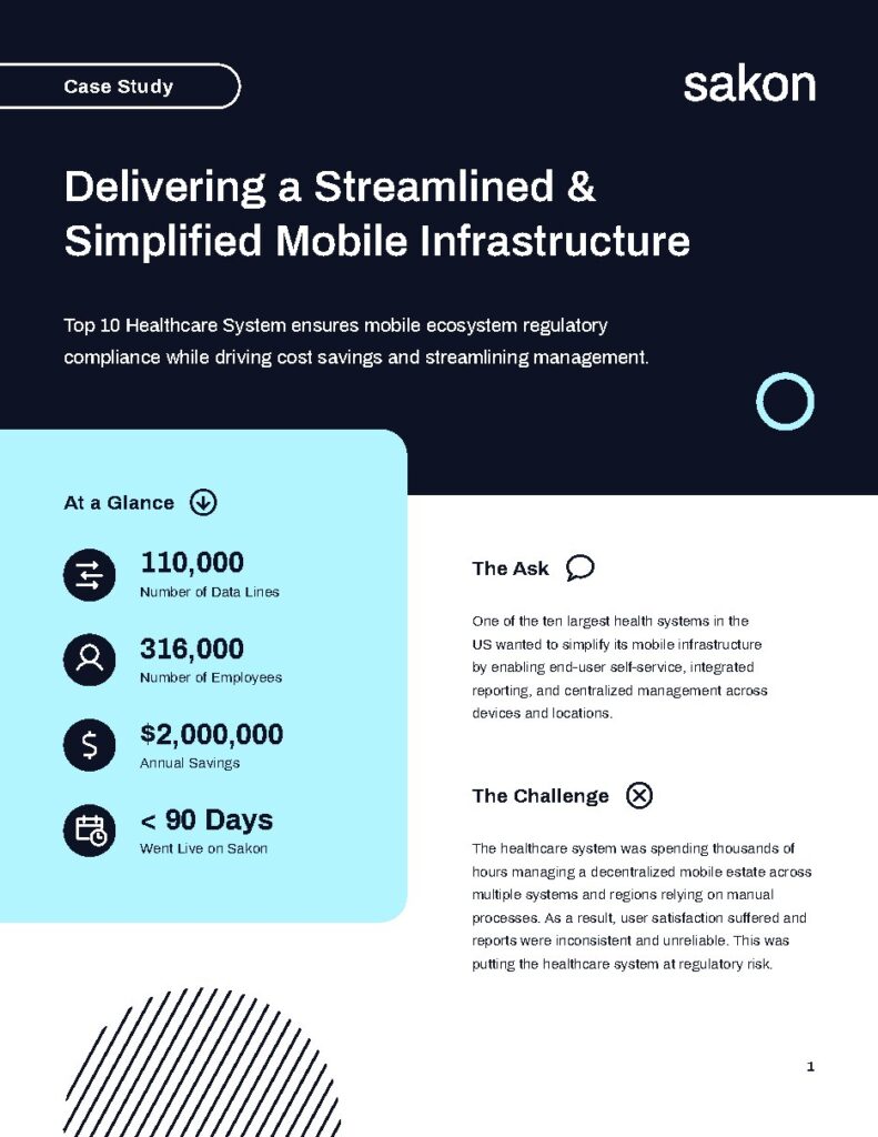 A top 10 US healthcare system case study — document cover
